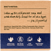 Dr. Squatch - Deep Sea Goat's Milk - Bar Soap wh-bar-dsgm