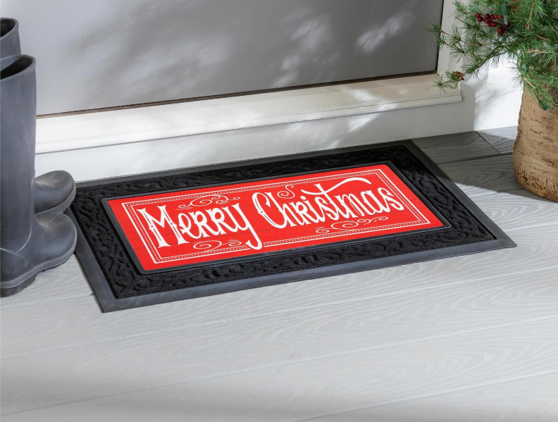 Evergreen - Quaint Merry Christmas Sassafras Switch Mat - 432524