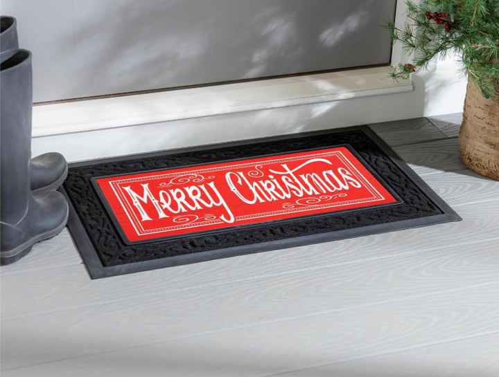 Evergreen - Quaint Merry Christmas Sassafras Switch Mat - 432524