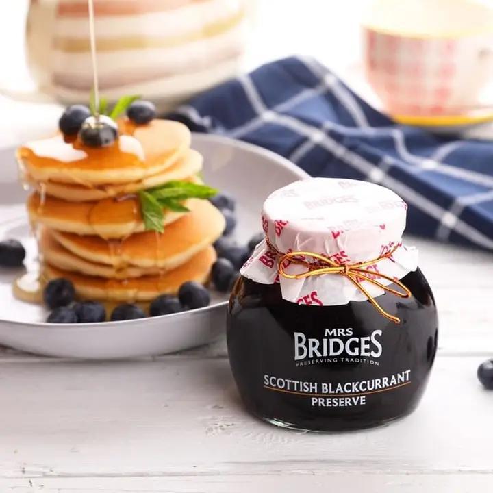 Mrs Bridges - Blackcurrant Preserve with Sloe Gin 12 oz - MB-839CS