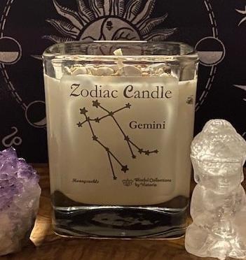 Blissful Collections by Victoria - Gemini Candle 10 oz Cube w/ Lid - 1210