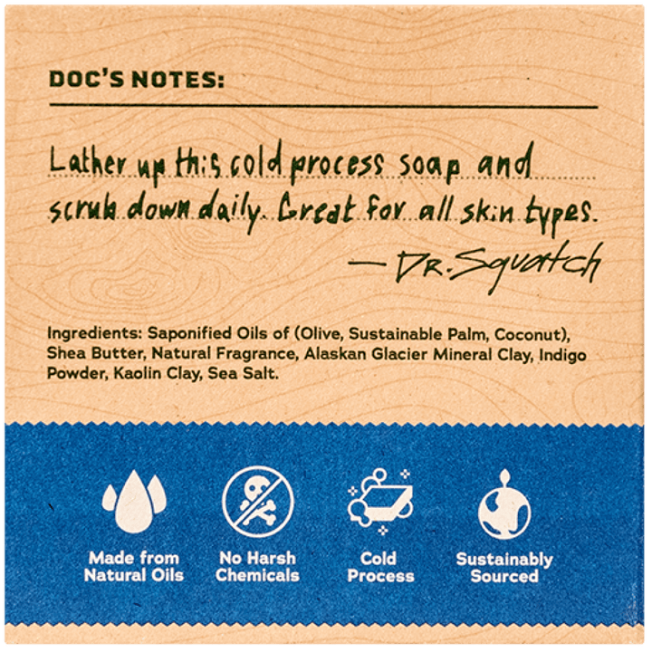 Dr. Squatch - Fresh Falls - 5 oz Bar Soap - WH-BAR-FFL-01