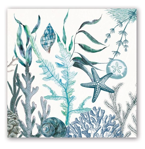 Stonewall Kitchen - Michel Design Works - Ocean Tide Cocktail Napkin - 814352