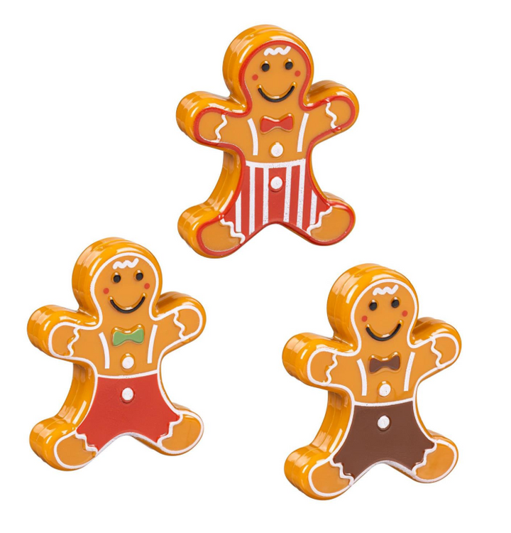 Evergreen - Gingerbread Man Lip Gloss - Vanilla / Assorted Styles - BUX810PLA125