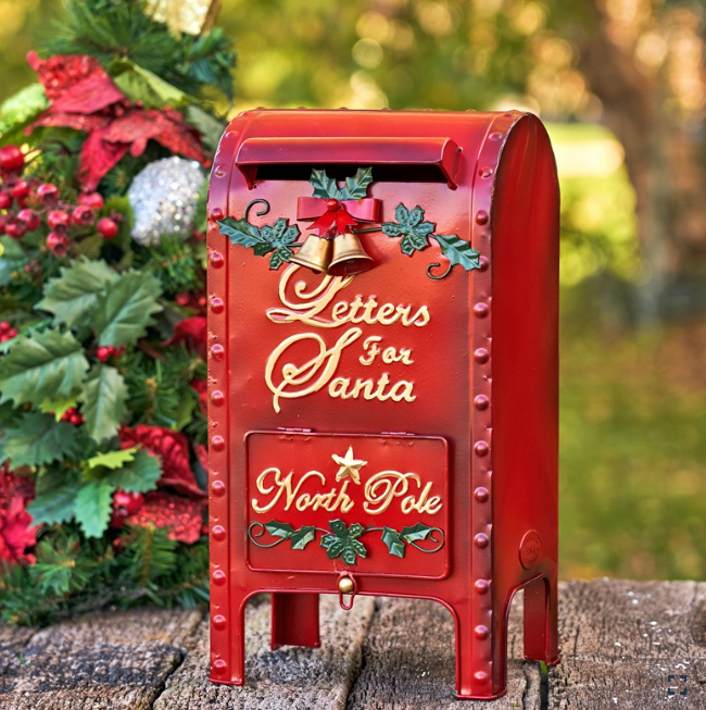 16" Tall "Letters for Santa" Christmas Mailbox - Small - ZR361497