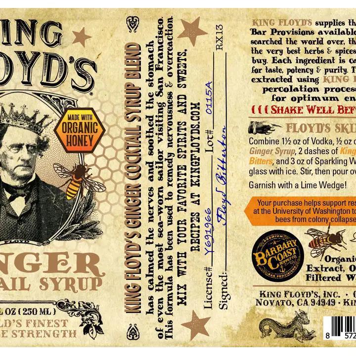 King Floyd's - Ginger Cocktail Syrup 100 ml - 720