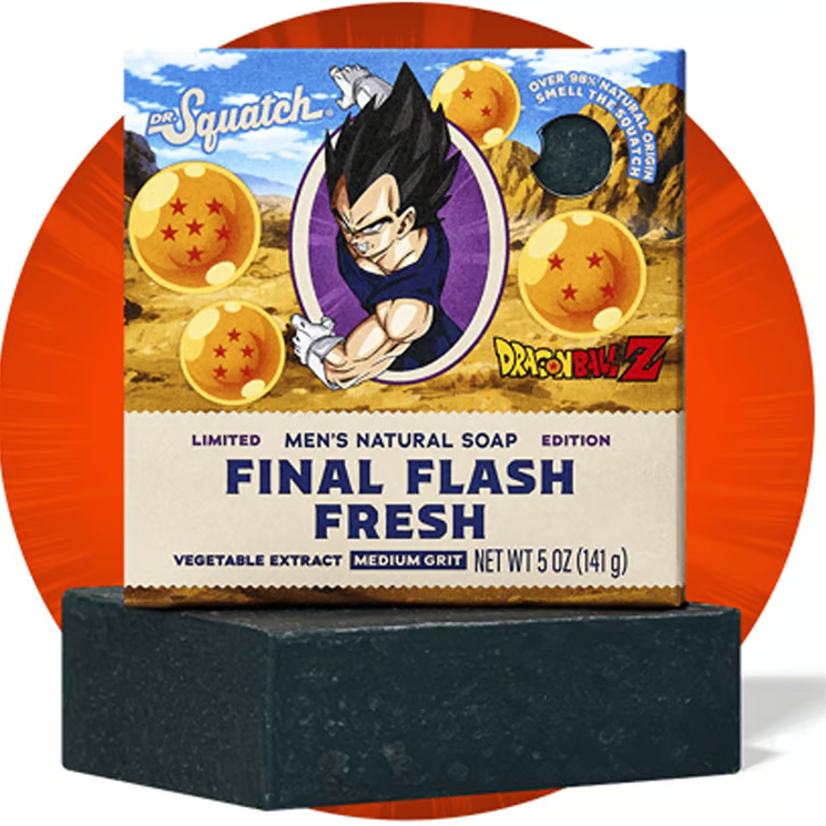 Dr. Squatch - Dragon Ball Z - Final Flash Fresh (Vegeta) Bar Soap 5 oz - WH-BAR-FFF-01