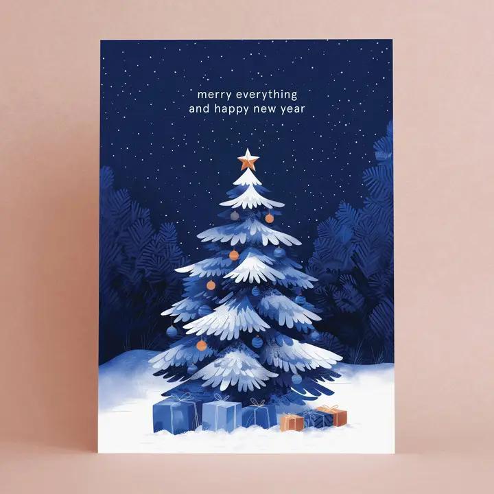 Botanopia - Merry Everything | Christmas Card | Holiday Card - GC150