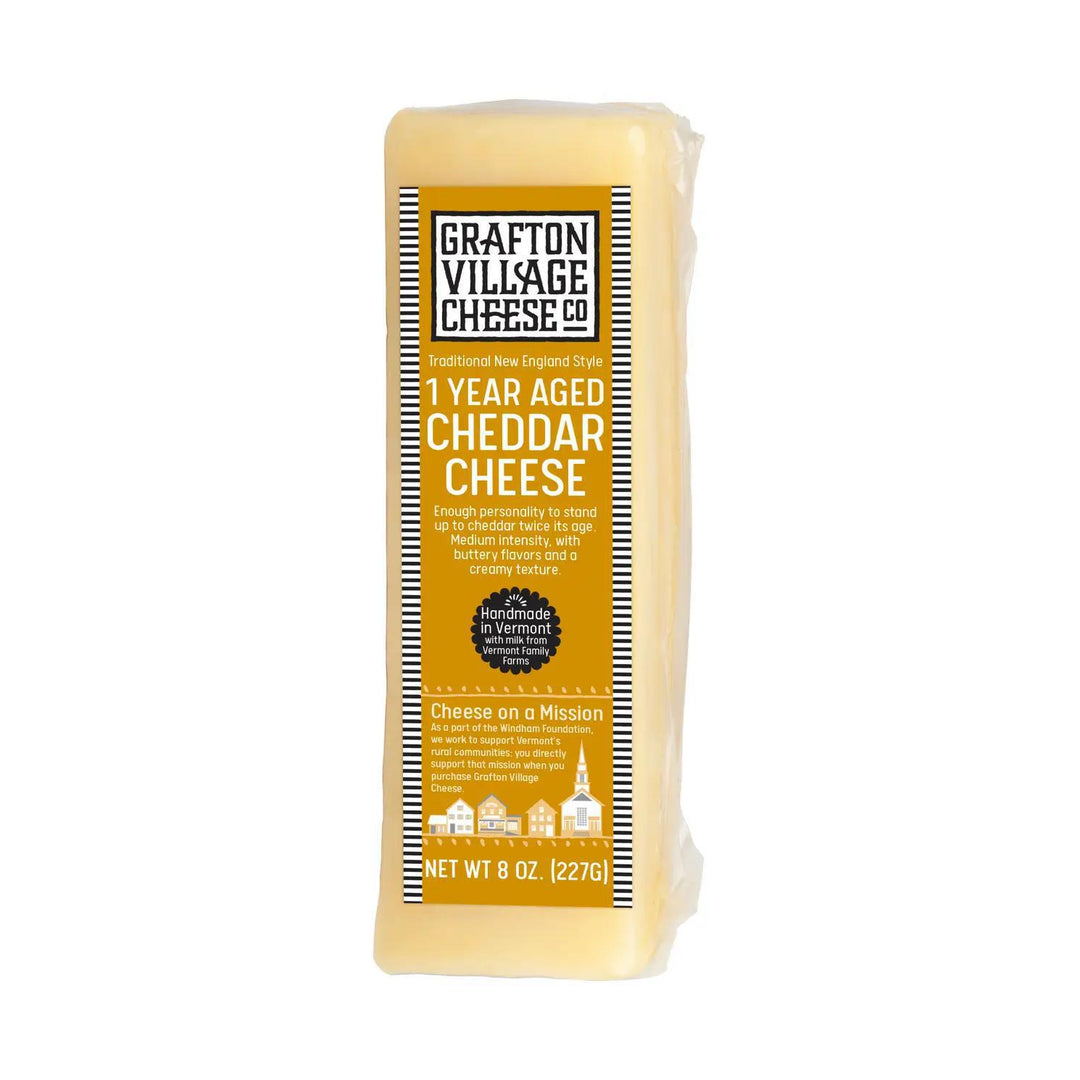 Grafton Village Cheese Co. - 1 Year Aged Cheddar 8 oz
