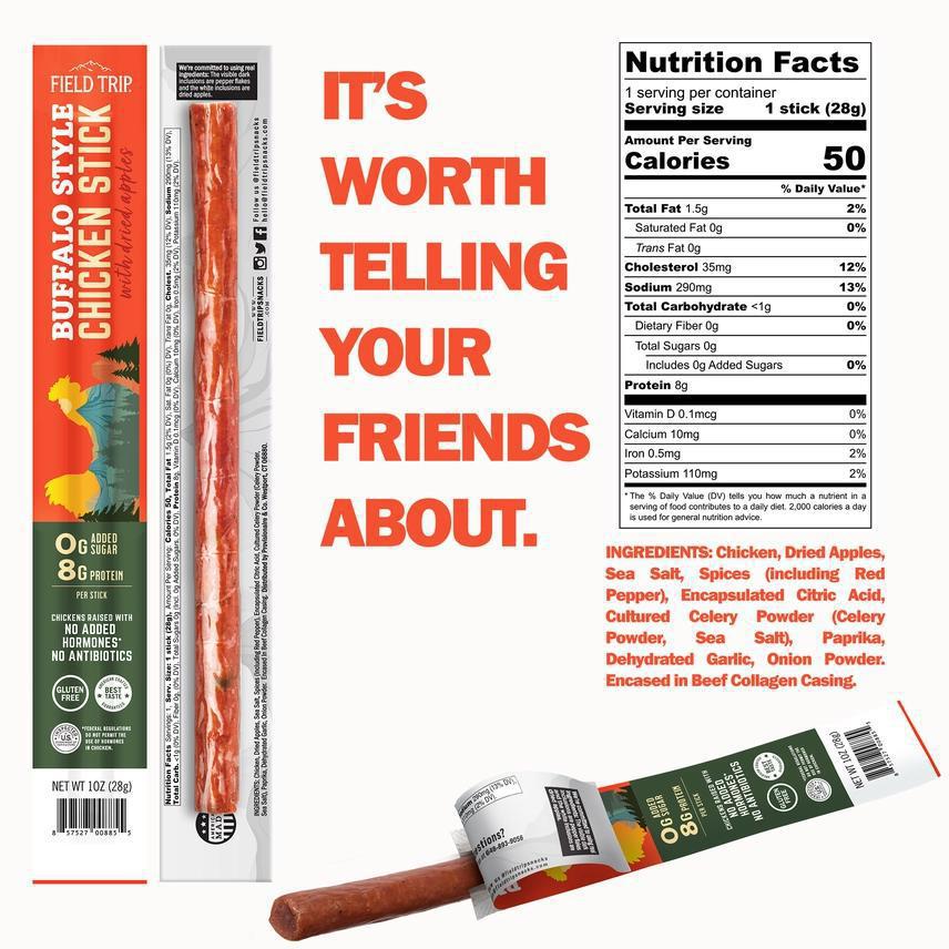 Field Trip - Buffalo Style Chicken Stick 1 oz DISCOSVF