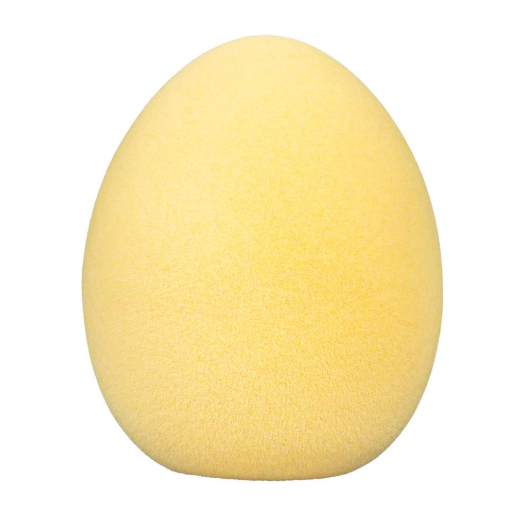 3" Ceramic Flocked Egg - Bunny Blooms Table Decor - 8TAC302