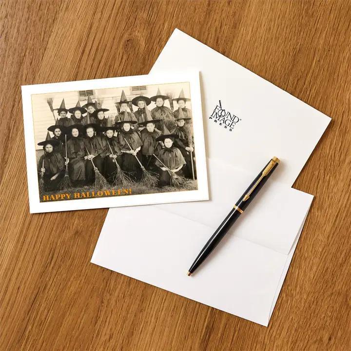 Found Image Press -  Greeting Card - Class Picture of Witches - HW-00148-NC0601