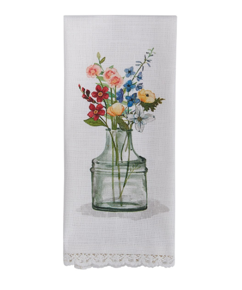 Park Designs - Wildflower Sketchbook Decorative Dishtowel - 3997-106