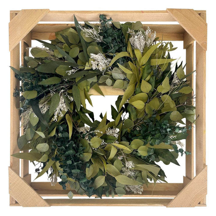 Andaluca - Wildflower Garden Eucalyptus Wreath - SGW1