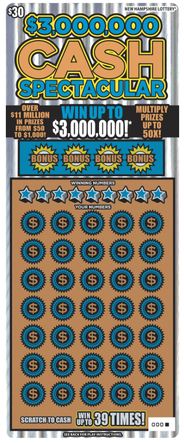 Scratch - $30 - $3,000,000 Cash Spectacular - 1692
