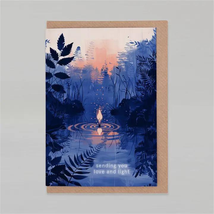 Botanopia - Sending You Love and Light | Sympathy Card - GC050