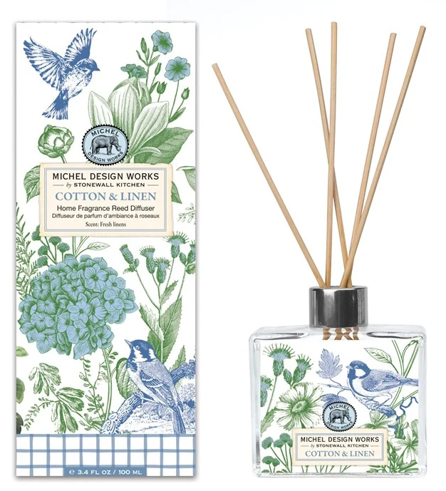 Stonewall Kitchen - Michel Design Works - Cotton & Linen Home Fragrance Reed Diffuser 3.4 oz - 823417