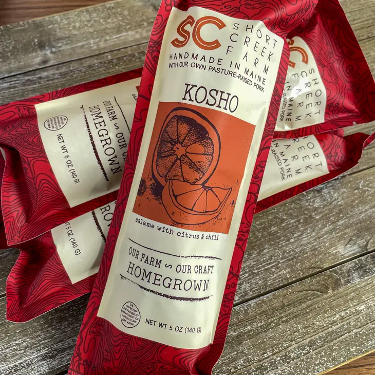 Short Creek Farm - Kosho Salami (Homegrown) 5oz NH Grown DISCOSVF