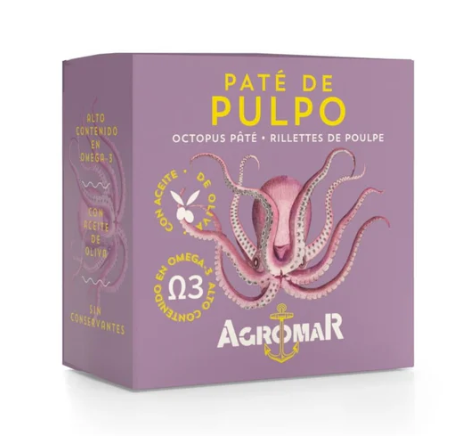 Agromar - Octopus Pate ( Paté de pulpo, lata ) 3.5 oz - AGRO-2631