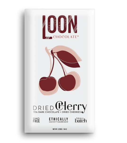 Loon Chocolate - Dried Cherry 2.25 oz