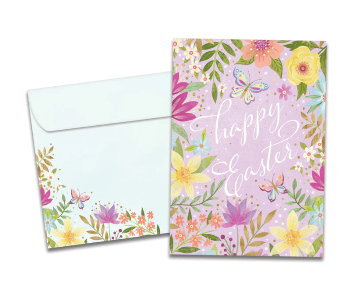 Tree-Free Greetings - Easter - Floral Butterflies - 22417