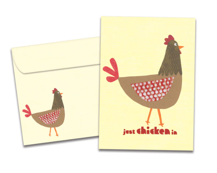 Tree-Free Greetings - Just Because Card - Chicken In 22568