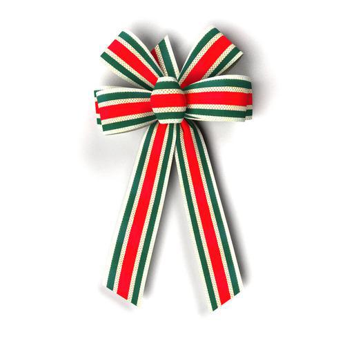 #9 6 Loop Bow Red/Green/Gold Gucci 2249-990-52