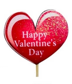 Happy Valentines Day Heart Bouquet Pick - 930944RWH