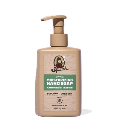 Dr. Squatch - Hand Soap Rainforest Rapids 8 oz - WH-HSP-RAR-01