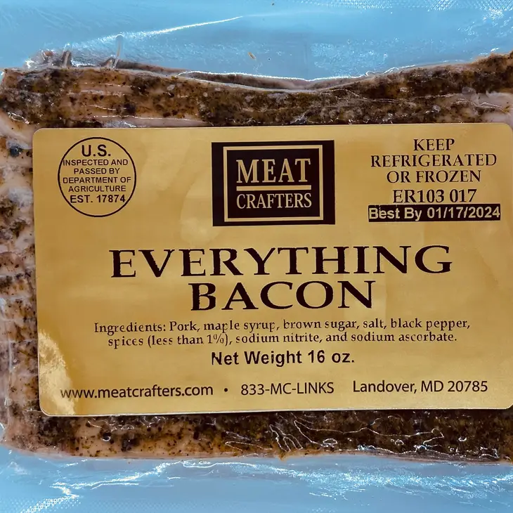 Meatcrafters Sausage - Everything Bacon 16oz DISSVF