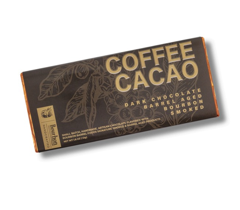 Bourbon Barrel - Dark Chocolate Candy Bar Bourbon Smoked Cacao Nib 1.8 oz - CH-CCDARK