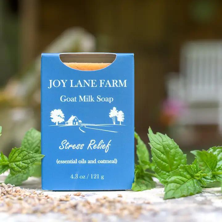 Joy Lane Farm - Bar Soap Goat Milk - Stress Relief  4.3 oz
