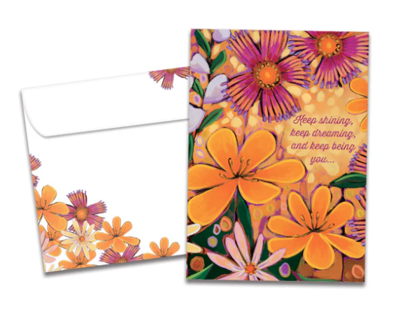 Tree-Free Greetings - Birthday Card - Brighter Florals - 22411