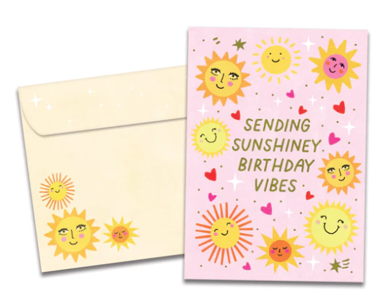 Tree-Free Greetings - Birthday Card - Sunshiney Vibes - 22487