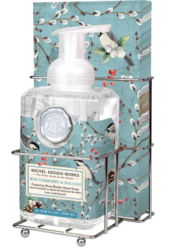 Stonewall Kitchen - Michel Design Works -Winterberry & Balsam Foaming Soap Napkin Set - 809444
