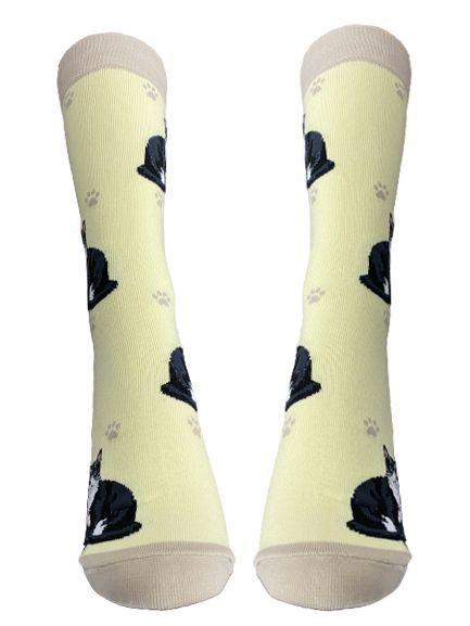 E&S Pets - Cat, Black & White Full Body Socks 801 FB-3