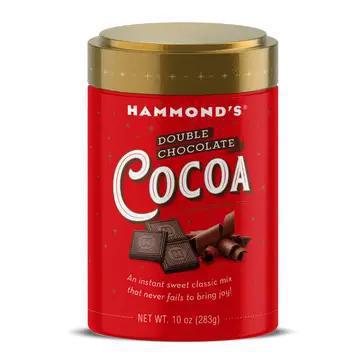 Hammond's Candies - All-Natural Cocoa Mix - Double Chocolate 10 oz Tin - OT18512
