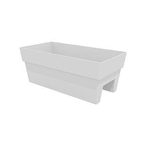 Bloem 24" Finley Deck Rail Planter Casper White FDR2409 80922333