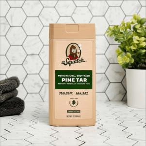 Dr. Squatch - Pine Tar Exfoliating Body Wash 14 oz - WH-BWEL-PNT-01