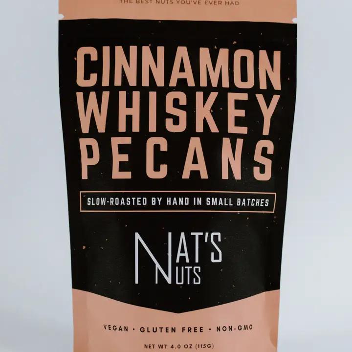 Nat's Nuts - Cinnamon Whiskey Pecans 4 oz