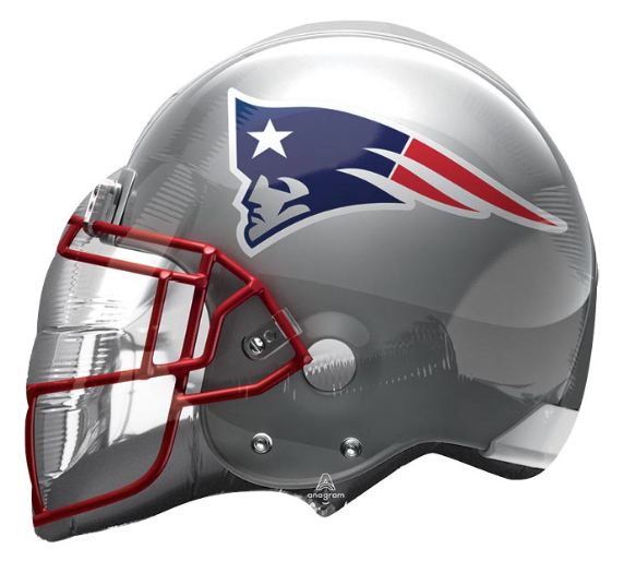 21" Foil Balloon - NFL New England Patriots Helmet Shape - 4652826