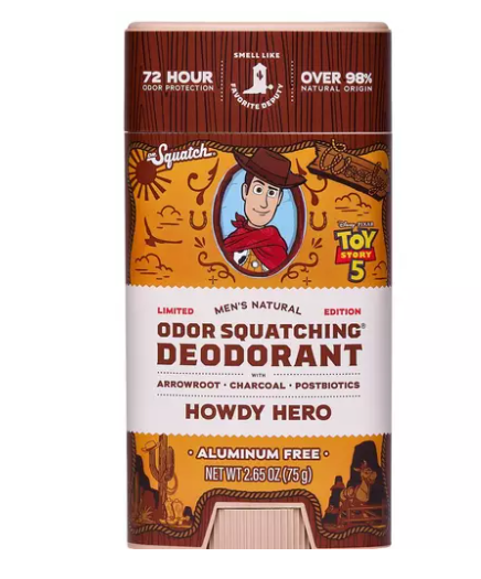 Dr. Squatch - Toy Story 5 - Howdy Hero Deordant 2.65 oz - WH-DEO-WDY-01