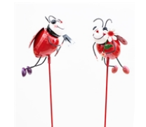 Metal LadyBug Picks - 2 Assorted Styles - OSW200101