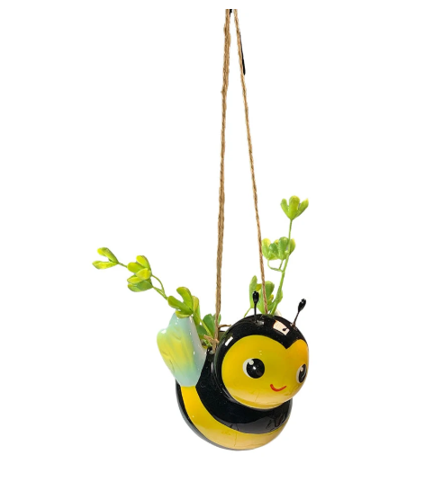 Streamline Imagined - Mini Bee or Mini Ladybug Hanging Planter ( Sold Individually ) - APL236