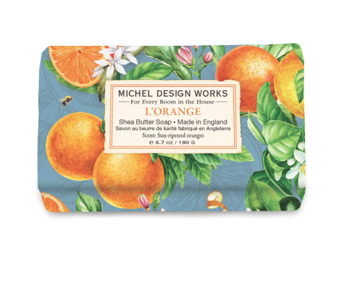 Stonewall Kitchen - Michel Design Works - L'Orange Medium Bath Soap Bar 6.7 oz - 858437
