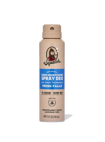 Dr. Squatch - Spray Deodorant Fresh Falls 4 oz - WH-SDO-FFL-01