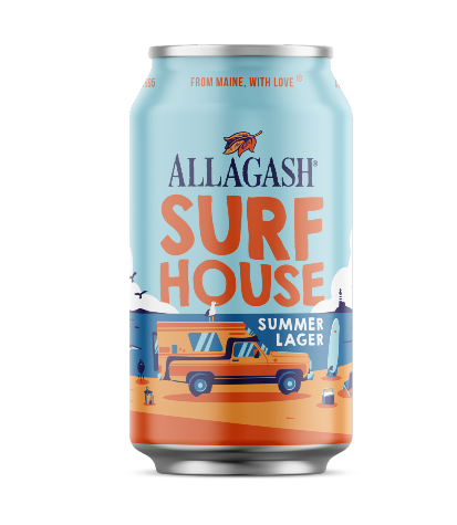 Allagash Brewing Co - Surf House Summer Lager - 6 Pack 12 oz Cans - 608216