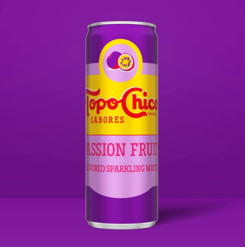Topo Chico - Passion Fruit Sparkling Water - 12 oz Can - 413528