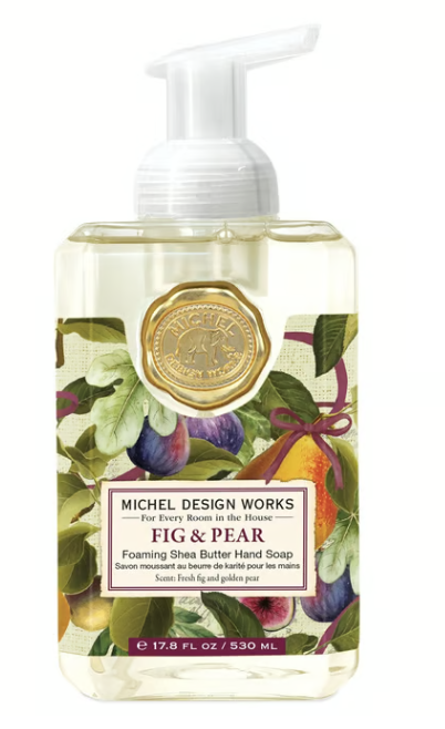 Stonewall Kitchen Michel Design Works -  Fig & Pear Foaming Soap - #801461
