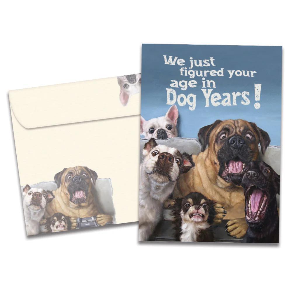 Tree-Free Greetings - Birthday Card - Dog Years 20635